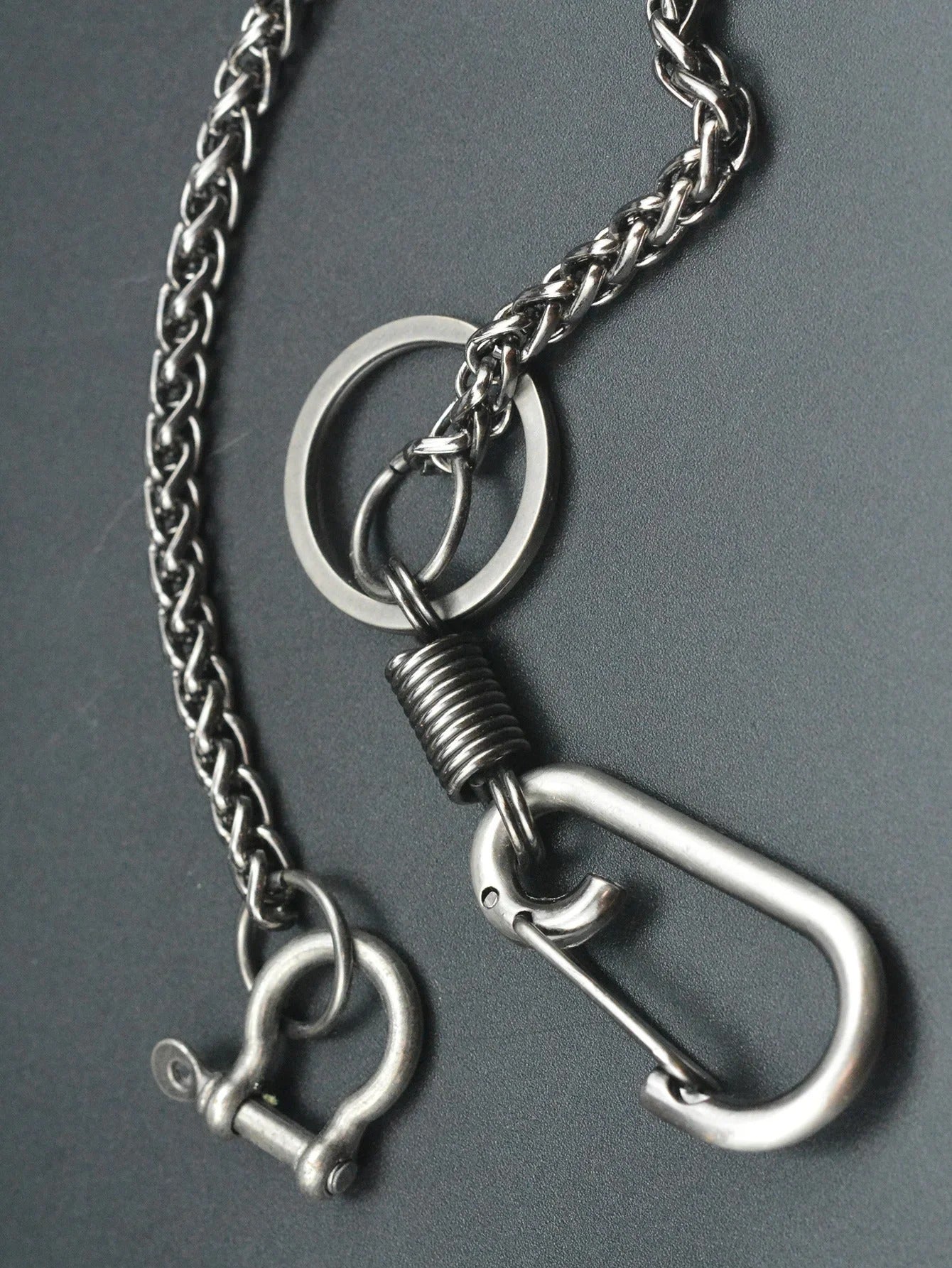 Llavero de la cintura de la cadena pantalones de la serpiente gruesa