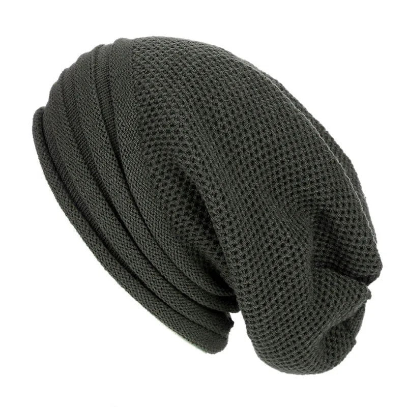 Gorro Diseño con Relieve Color Gris Oscuro
