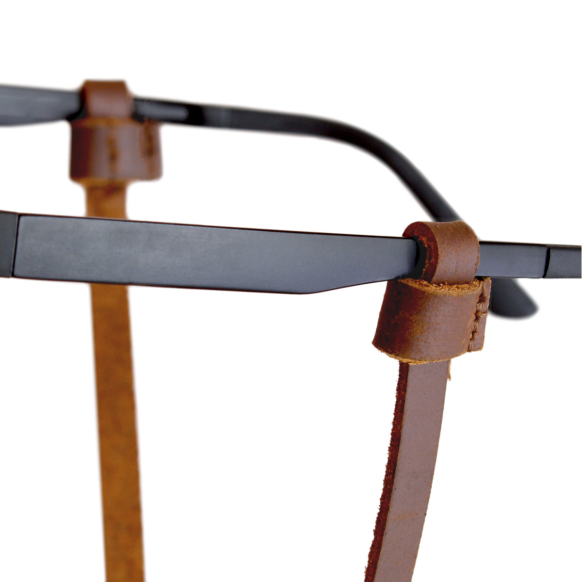 Strap Lentes de Cuero color Café