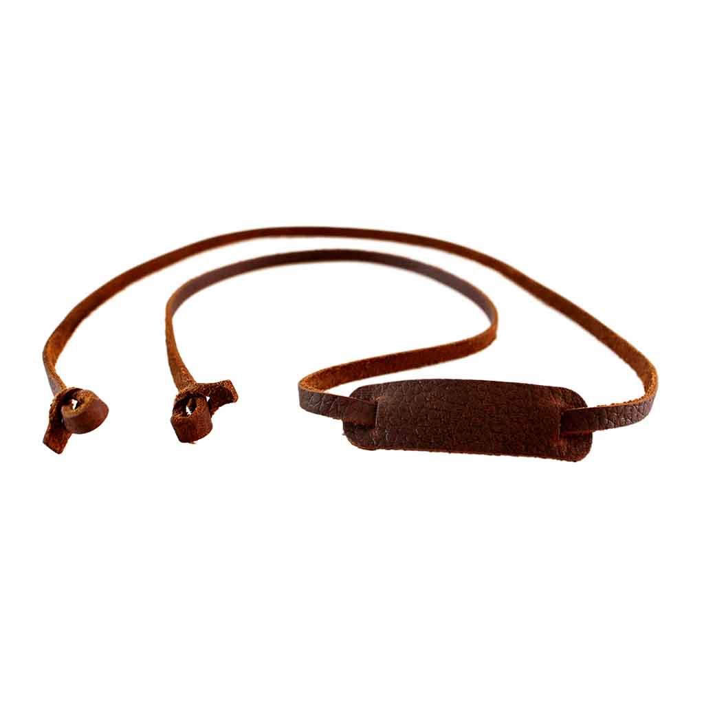 Strap Cuero Sujetador Strap para Lentes Café