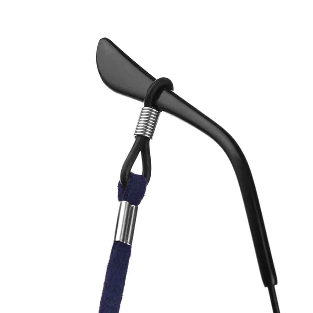 Strap Sujetador de Lentes de Sol Anteojos Cuero Morado