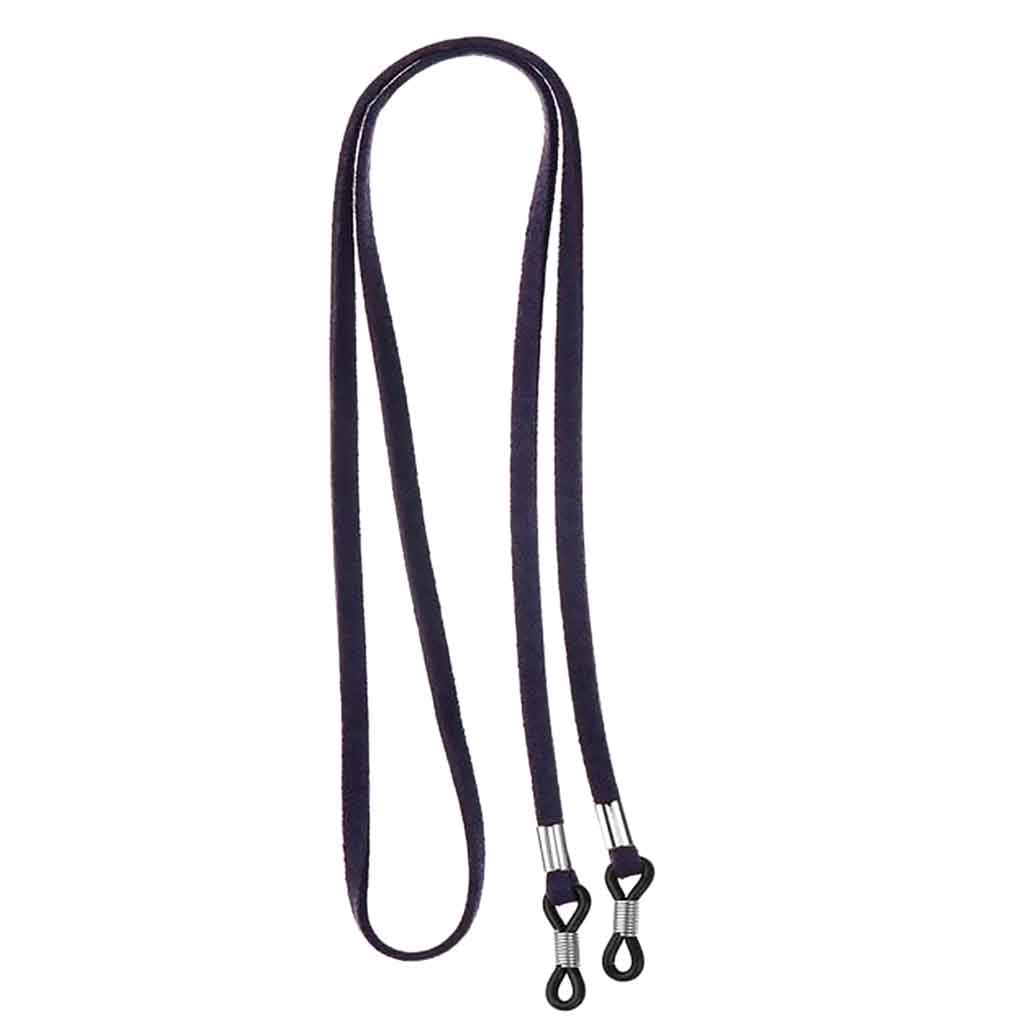 Strap Sujetador de Lentes de Sol Anteojos Cuero Morado