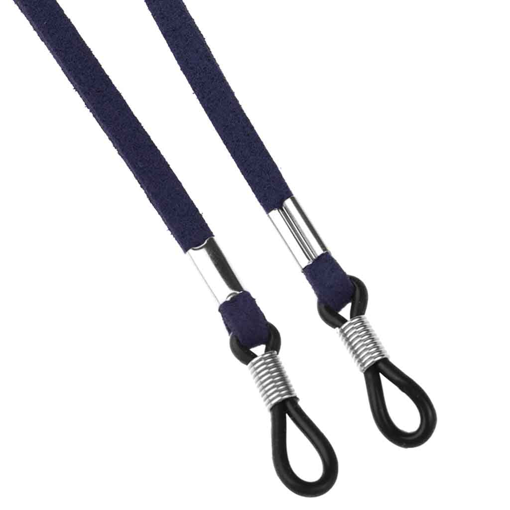 Strap Sujetador de Lentes de Sol Anteojos Cuero Morado