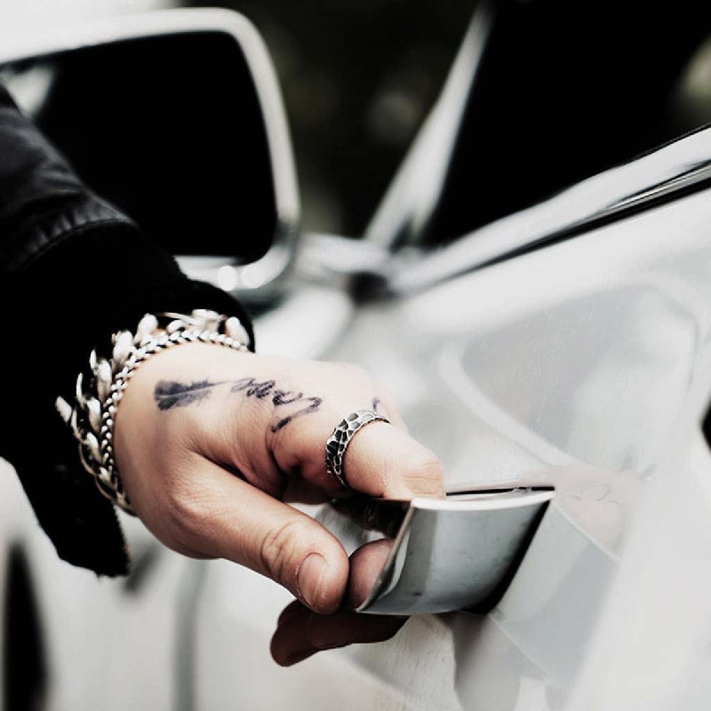 Anillo de Hombre Ajustable con Textura Piedra Envejecido