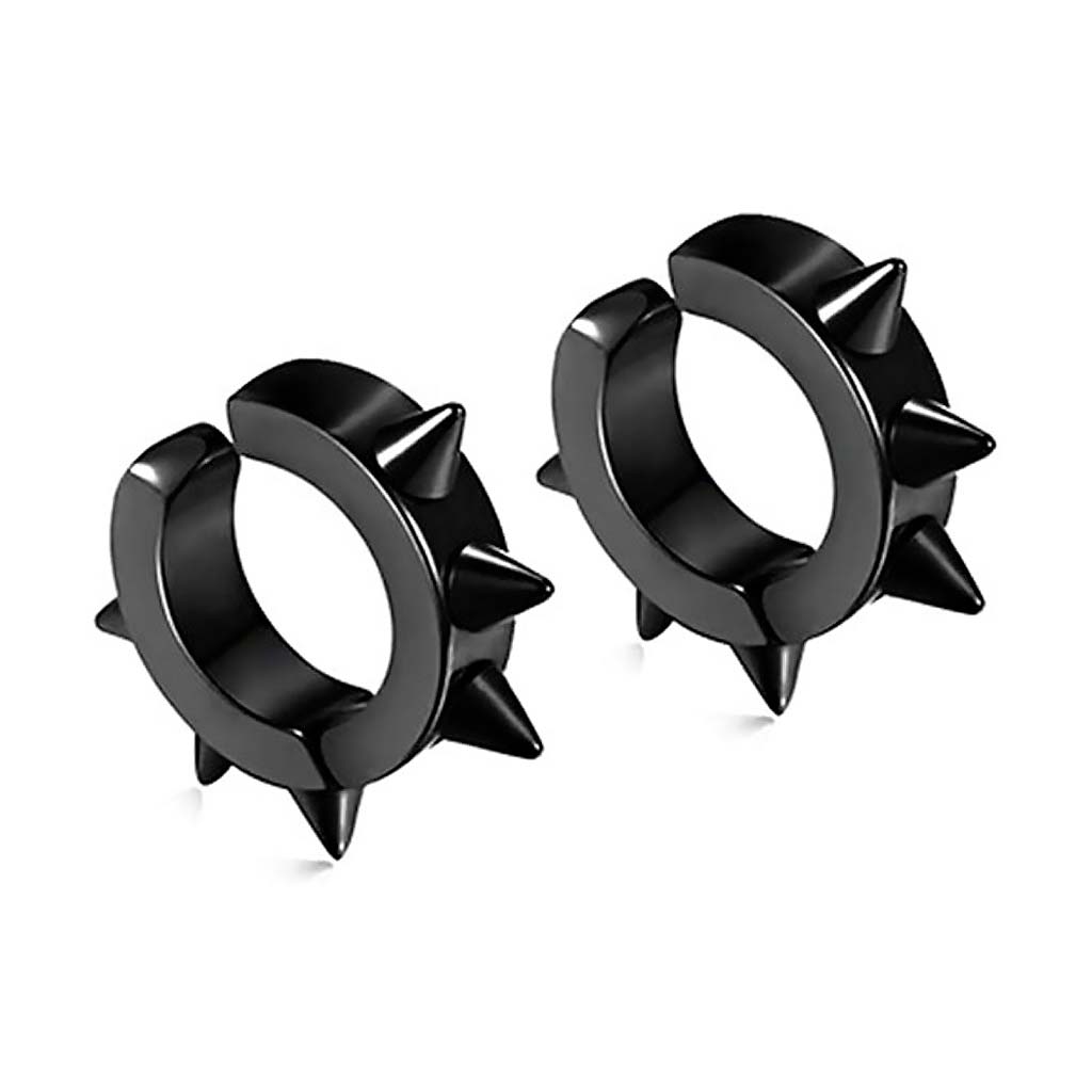 Aros de Hombre Mujer Aros Argolla Piercing Falso Espinas