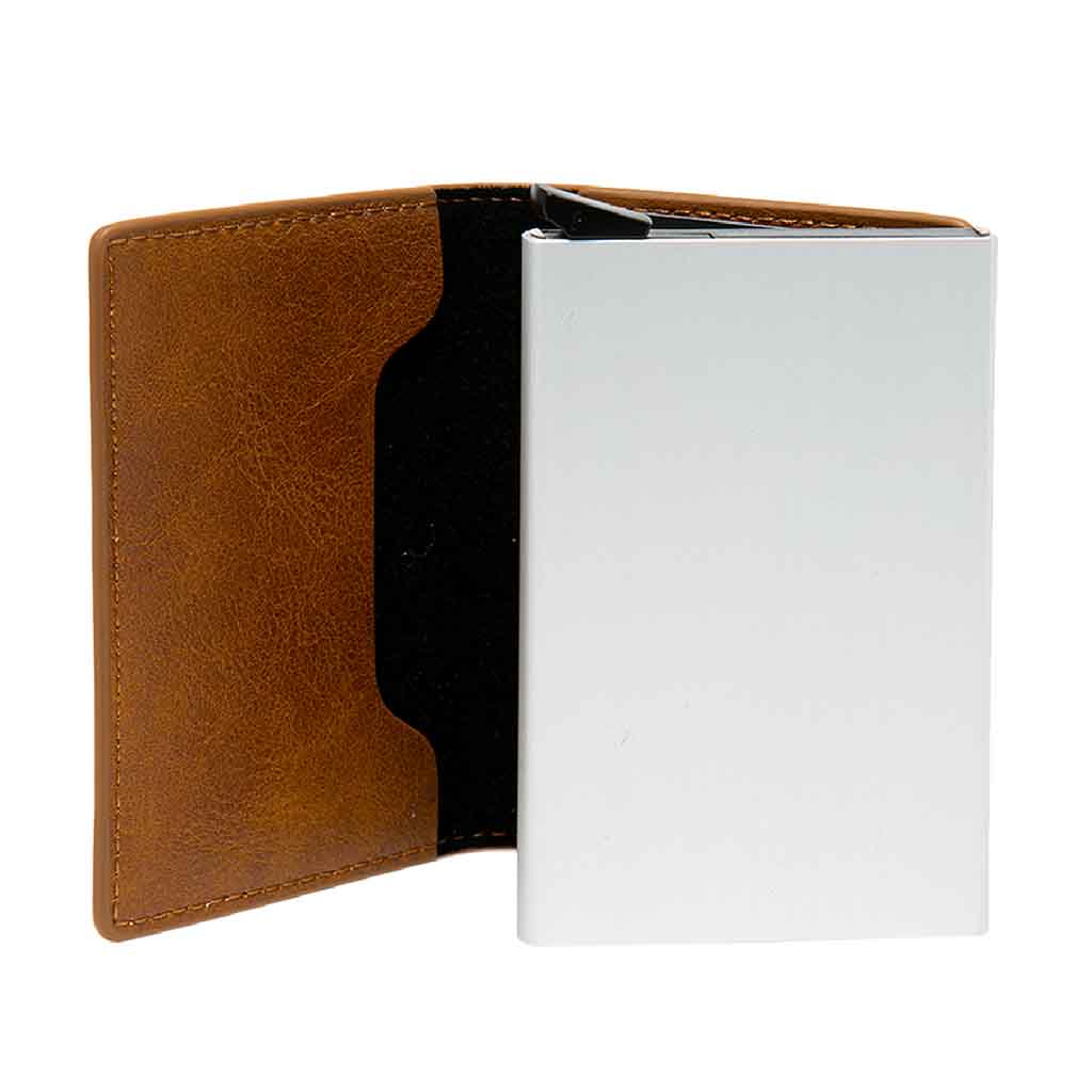 Billetera Tarjetero Sistema Anticlonación RFID Magnético