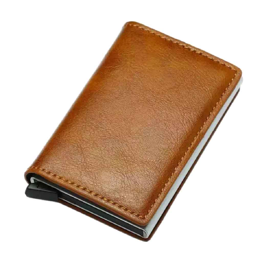 Billetera Tarjetero Sistema Anticlonación RFID Magnético