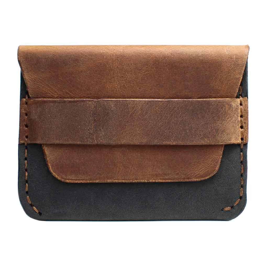 Tarjetero Mujer Monedero Cuero Natural Hombre