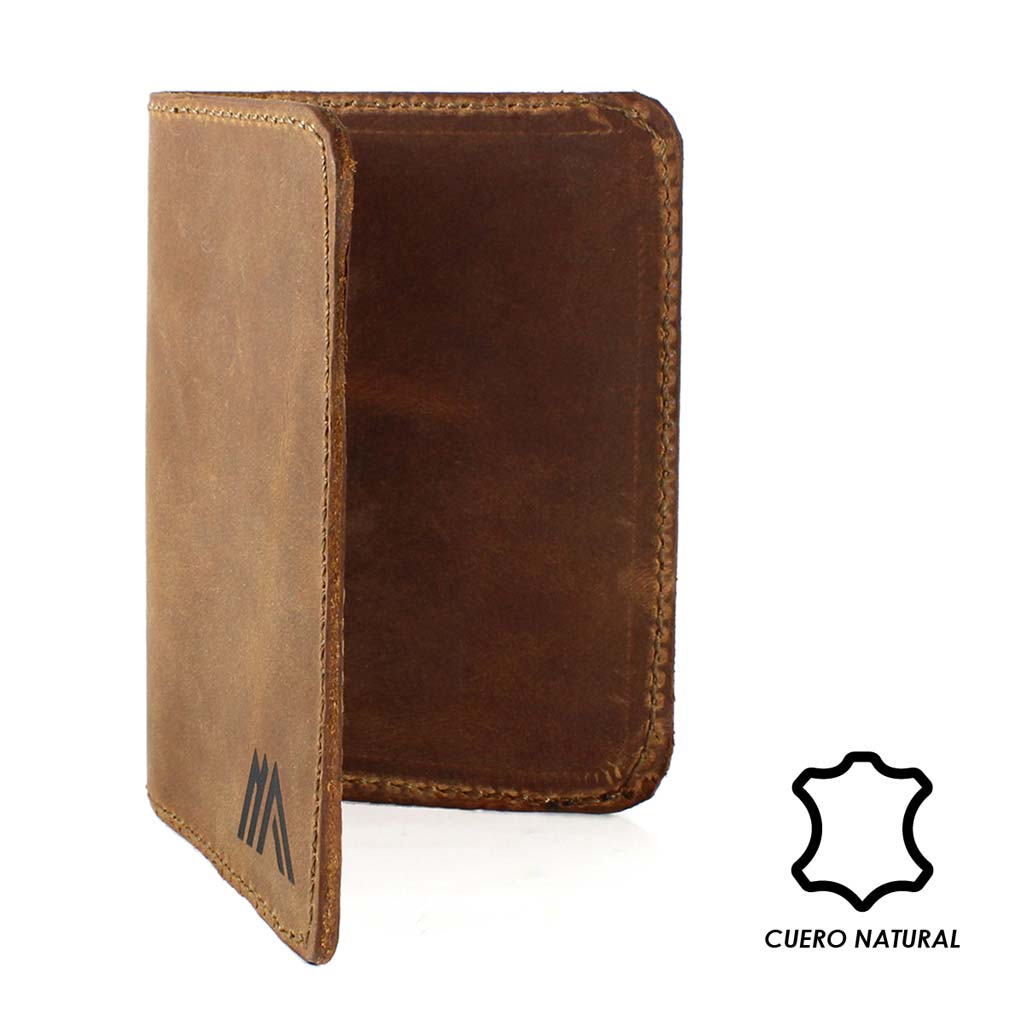 Tarjetero Porta Tarjetas Billetera Hombre Mujer Cuero Simple