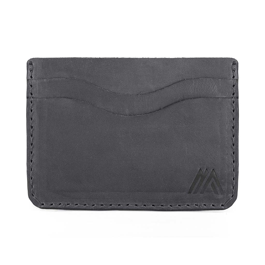 Tarjetero Hombre Porta Tarjetas Billetera Mujer Cuero Negro