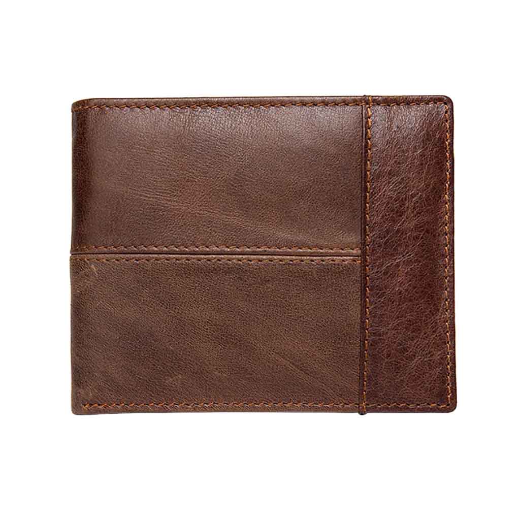 Billetera Tarjetero Hombre Cuero Rfid