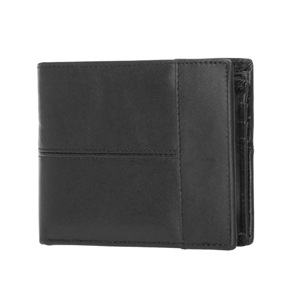 Billetera Hombre Cuero Tarjetero Rfid Tradicional