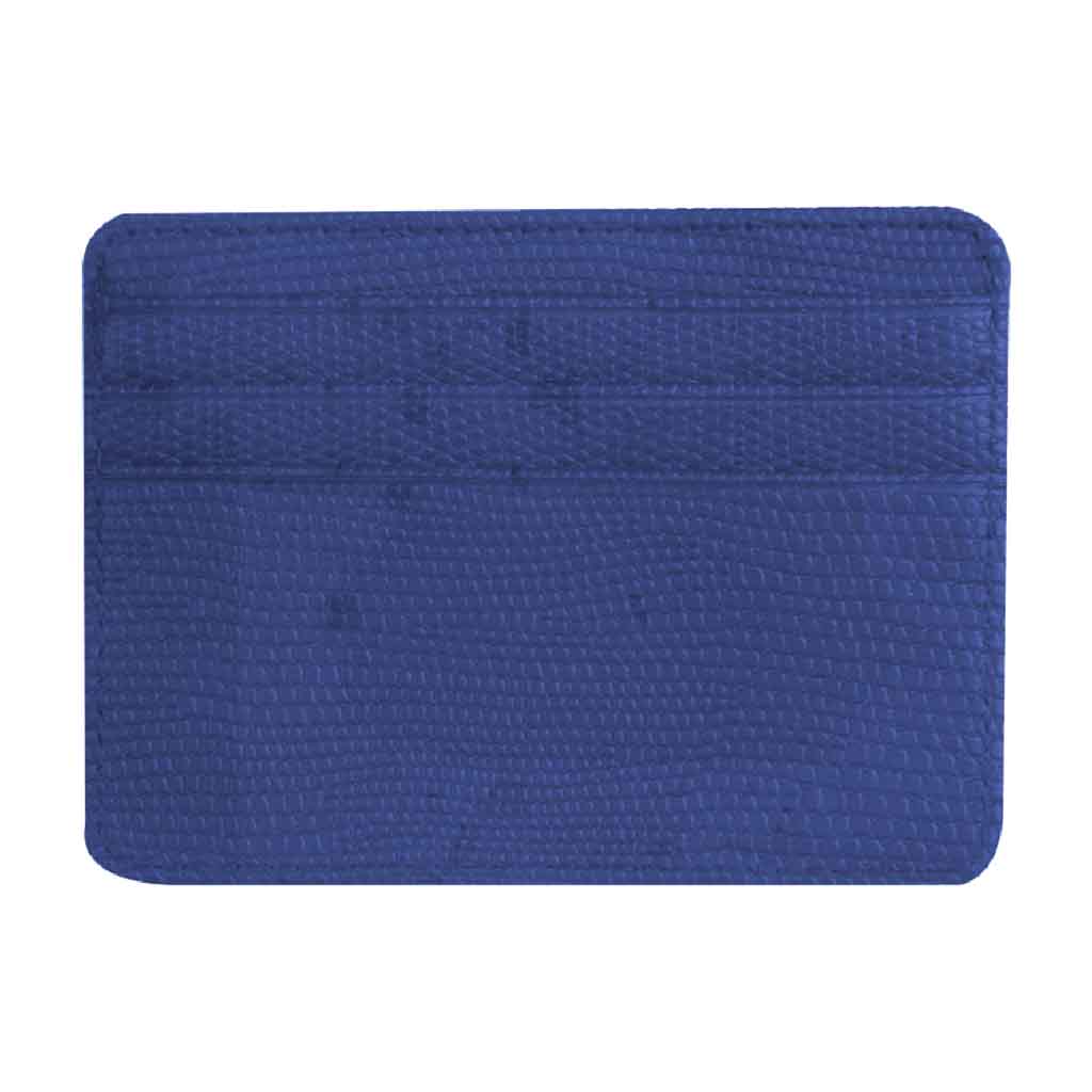 Billeteras Hombre de Cuero Tarjetero Azul