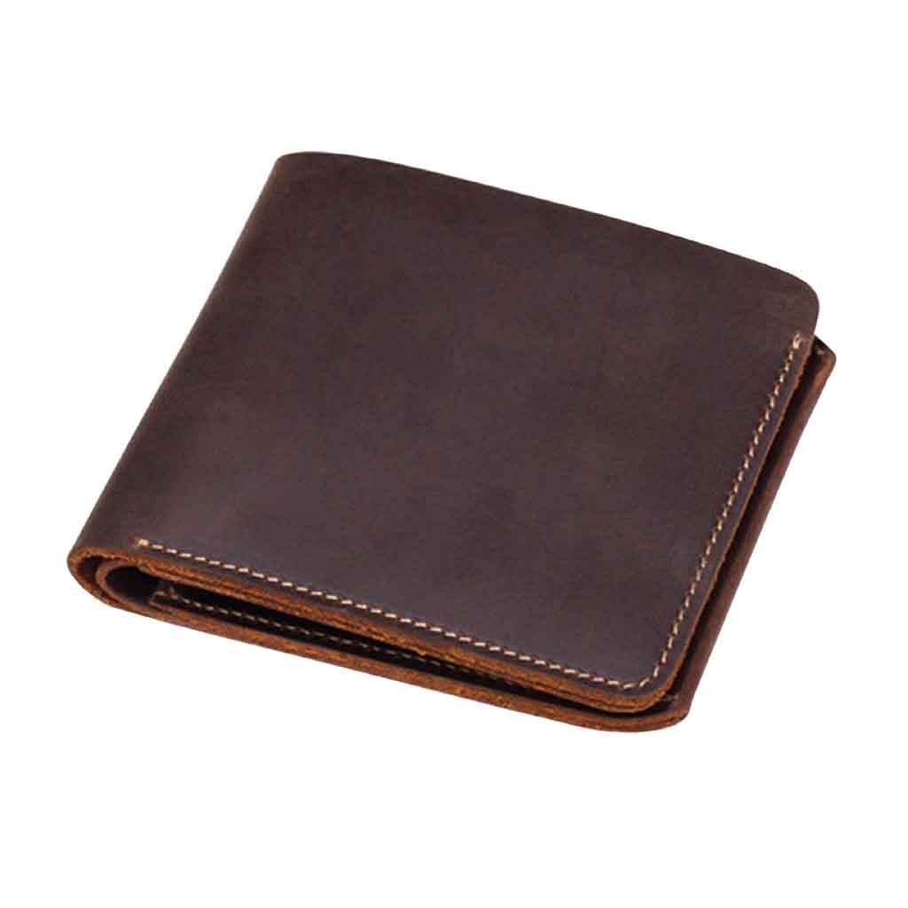 Billeteras Tarjetero Hombre Cuero Natural