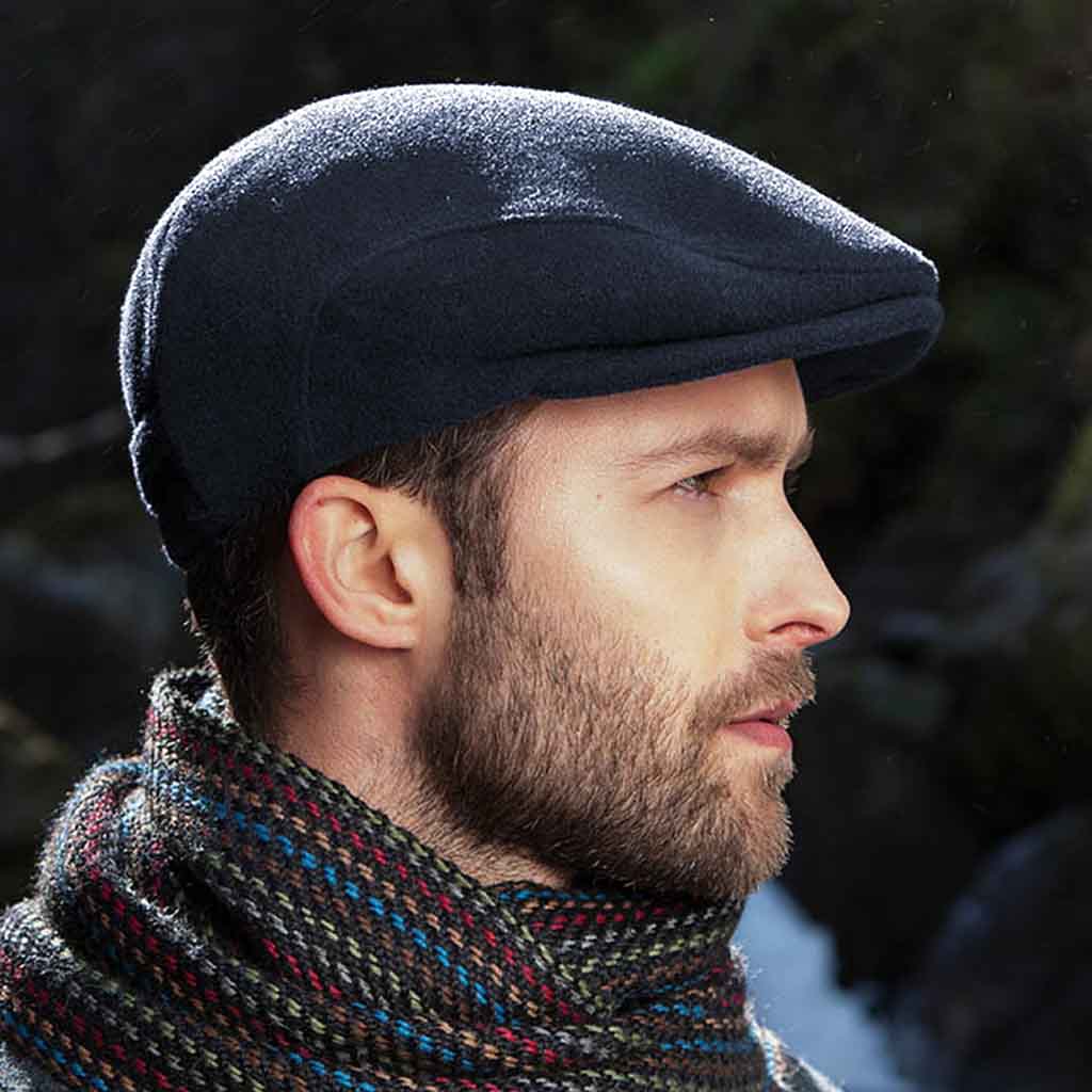 Gorro Plano Boina Plana Unisex En Algodón Moderno