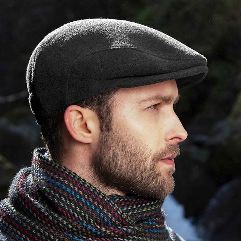 Gorro Estilo Boina Color Plomo