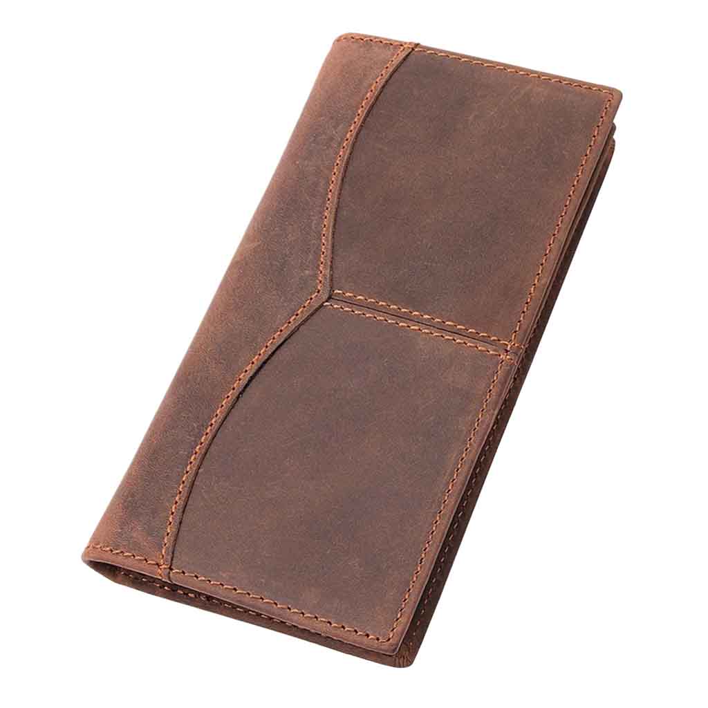 Chequera Hombre Cuero Tarjetero