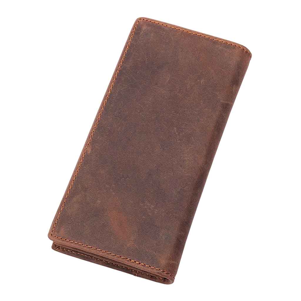 Chequera Hombre Cuero Tarjetero