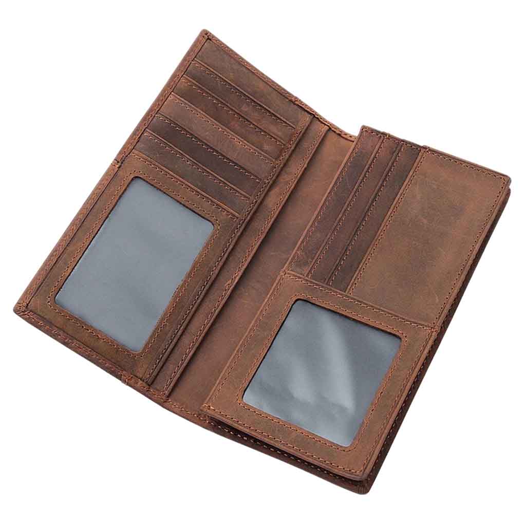 Chequera Hombre Cuero Tarjetero