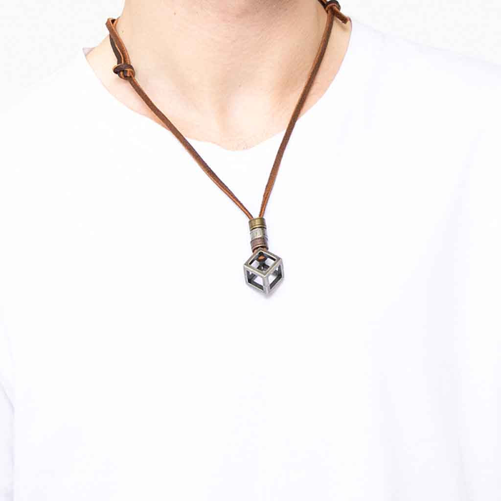 Collar Cuero Moto Juvenil Hombre Mujer