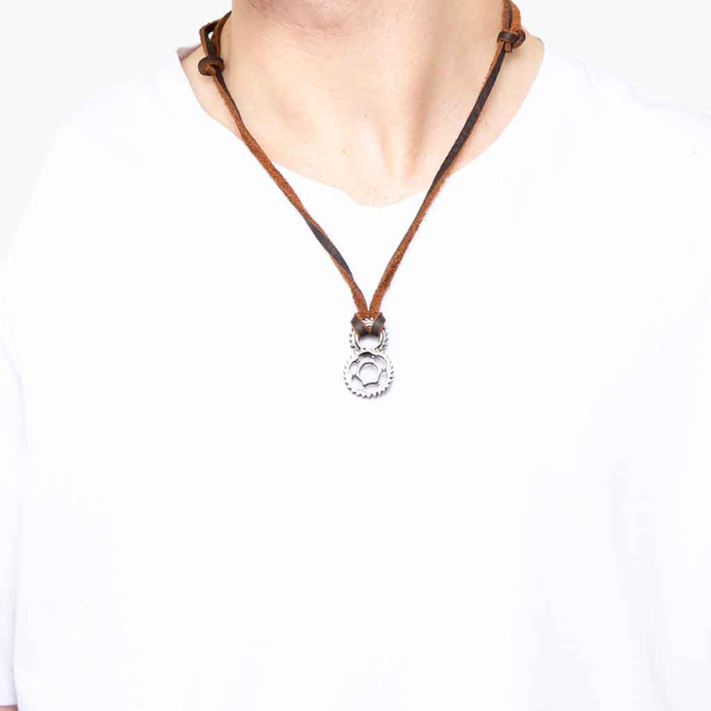 Collar Hombre Mujer Juvenil Engranaje Mecánico
