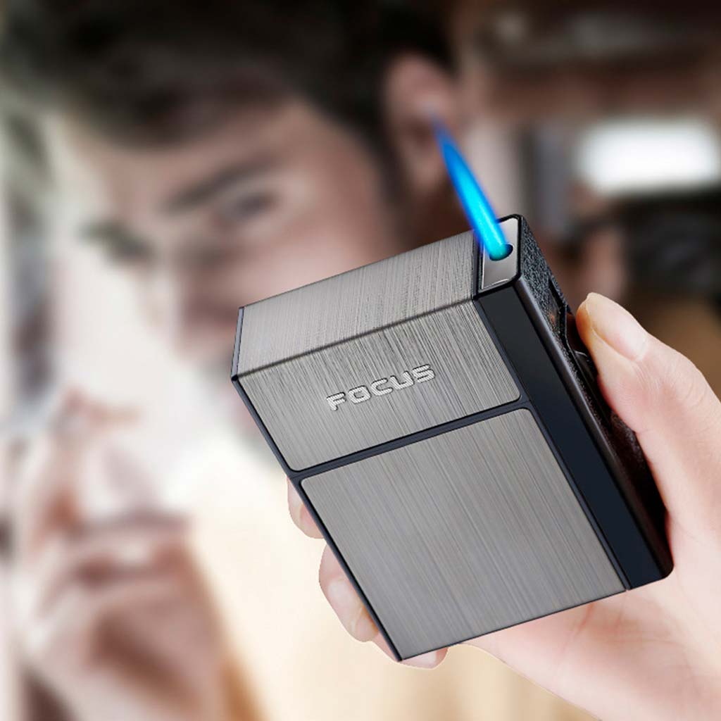 Cigarrera Hombre Mujer Soplete + Recarga Gas Ronson 300ml