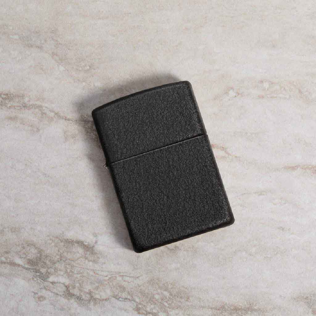 Encendedor Zippo Lighter Black Crackle Negro