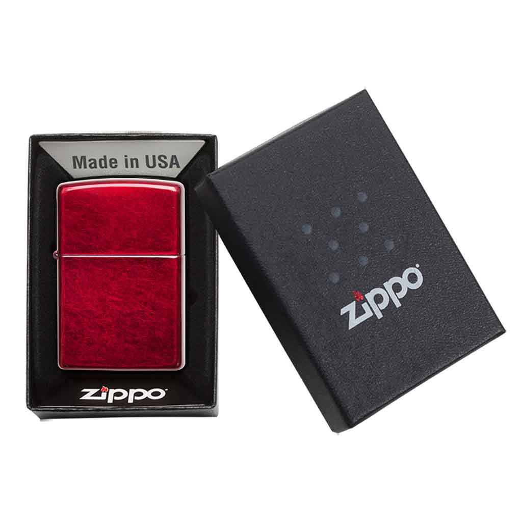 Encendedor Zippo Lighter Classic Candy Apple Red Rojo