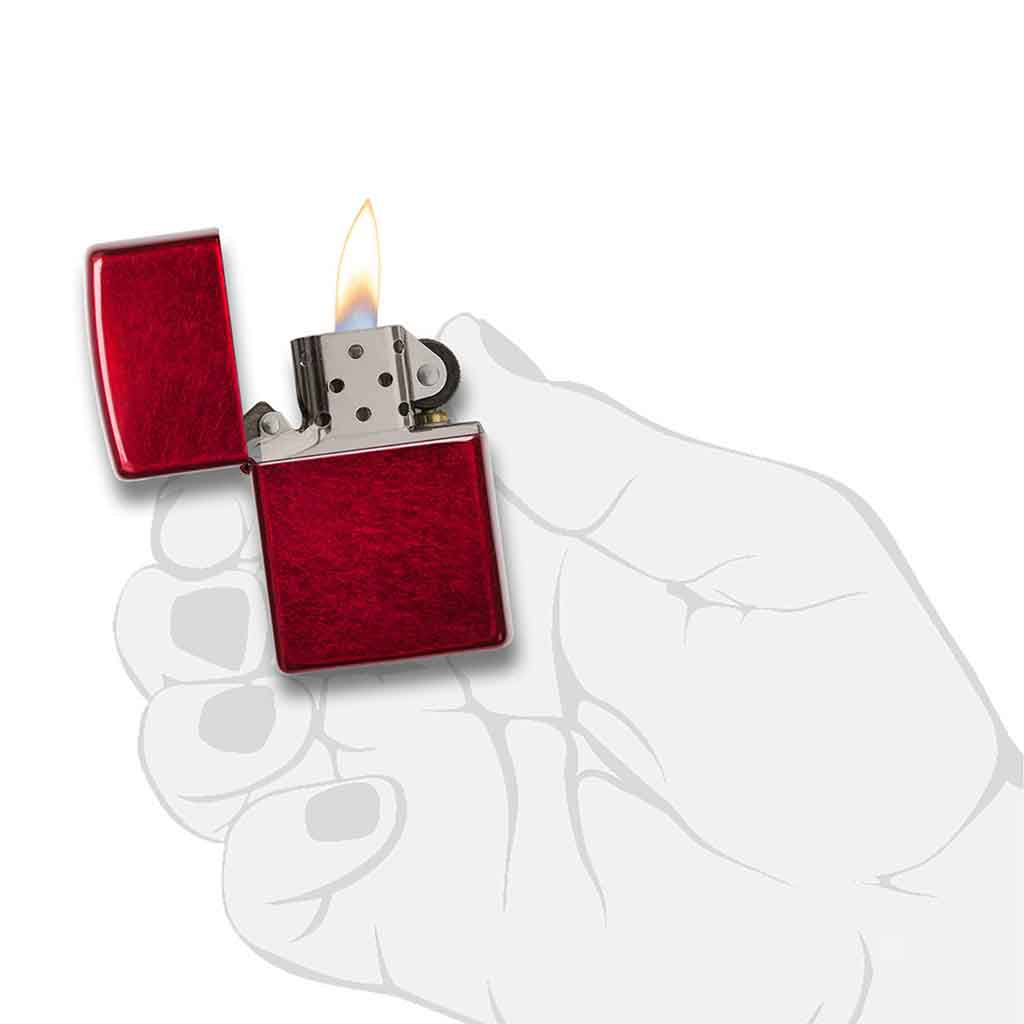 Encendedor Zippo Lighter Classic Candy Apple Red Rojo