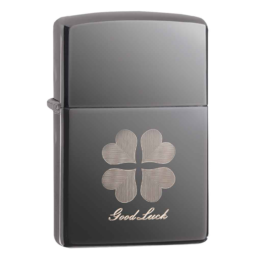 Encendedor Zippo Lighter Good Luck Design Trébol
