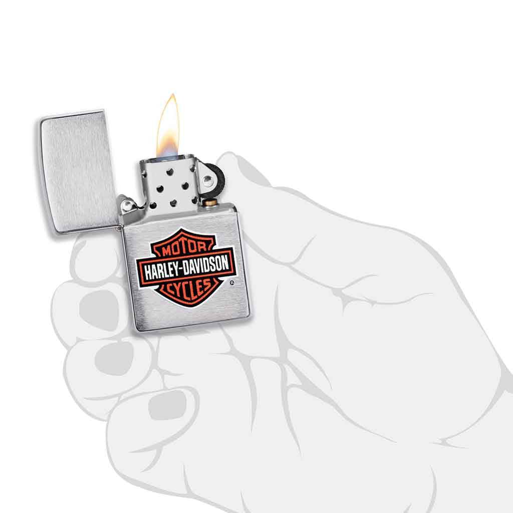 Encendedor Zippo Lighter High Polish Harley-Davidson Logo