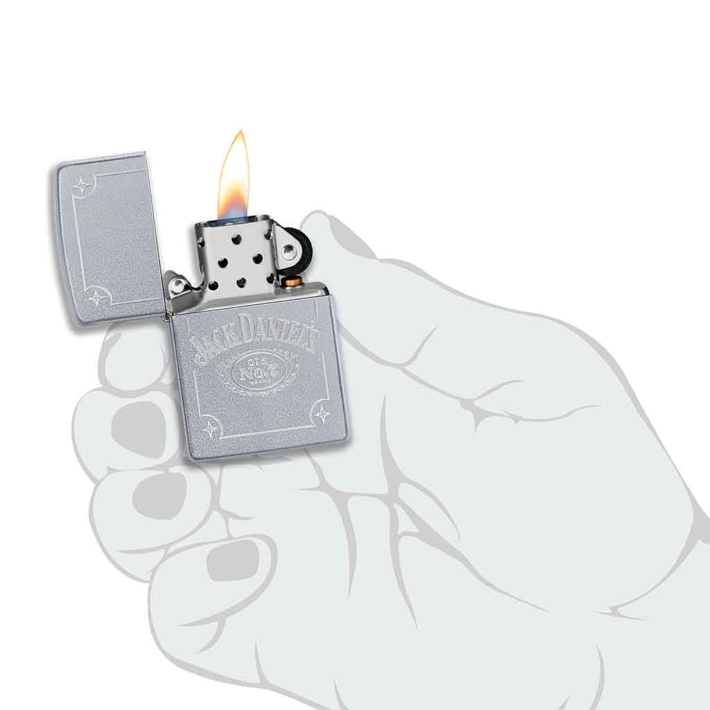 Encendedor Zippo Lighter Jack Daniel's No 7 Grabado