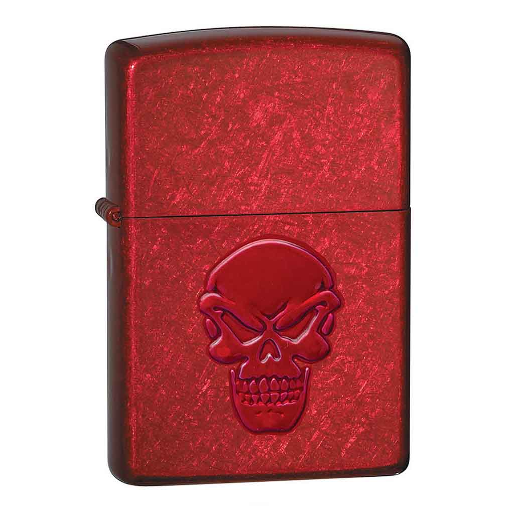 Encendedor Zippo Lighter Red Doom Rojo Calavera