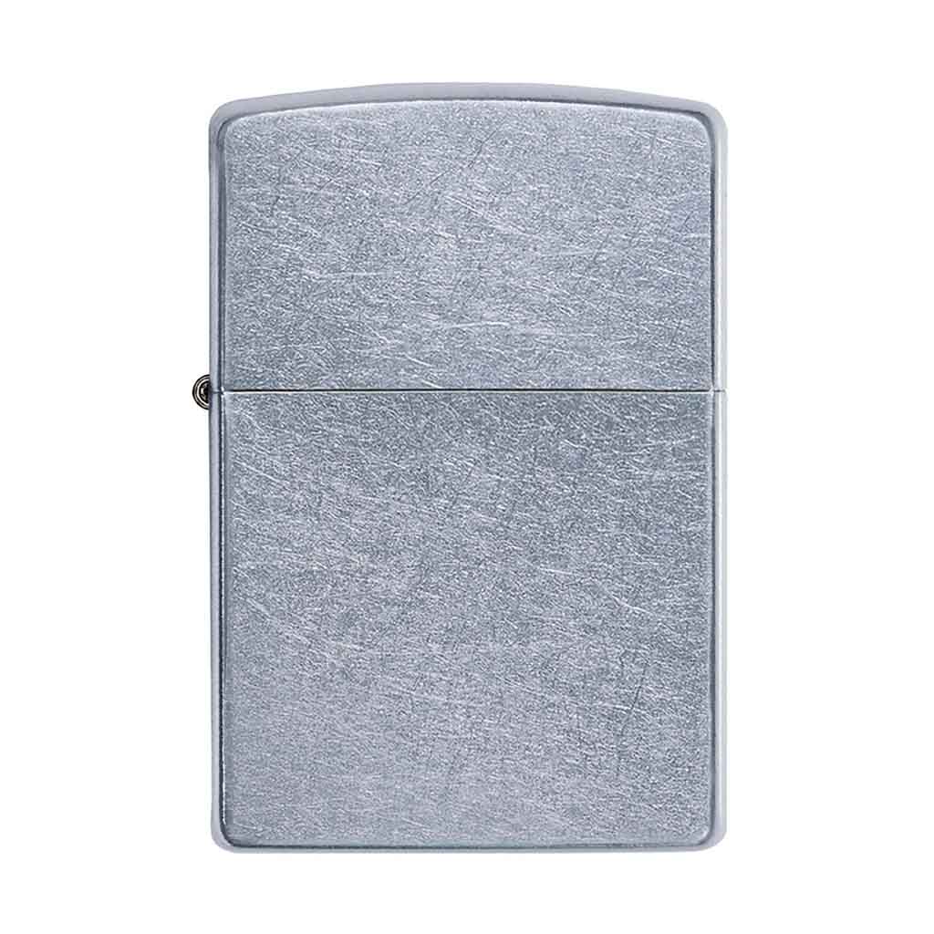 Encendedor Zippo Lighter Street Chrome Plateado