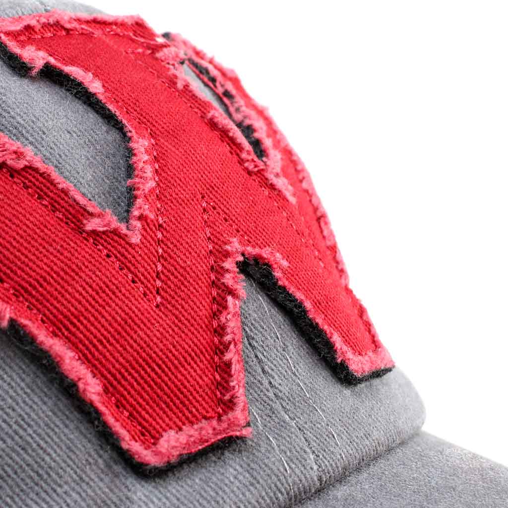 Jockey Hombre Mujer Gorros W Gris Rojo