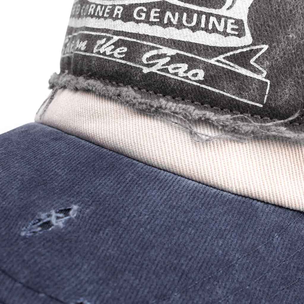 Jockey Hombre Gris Prelavado Gorros Mujer Azul Motors Racing