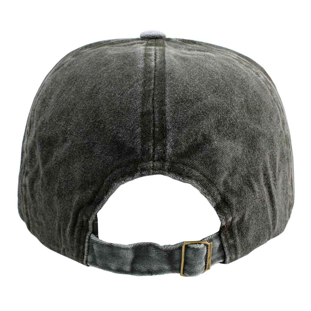 Jockey Hombre Negro Gorros Mujer NYPD Gris Prelavado