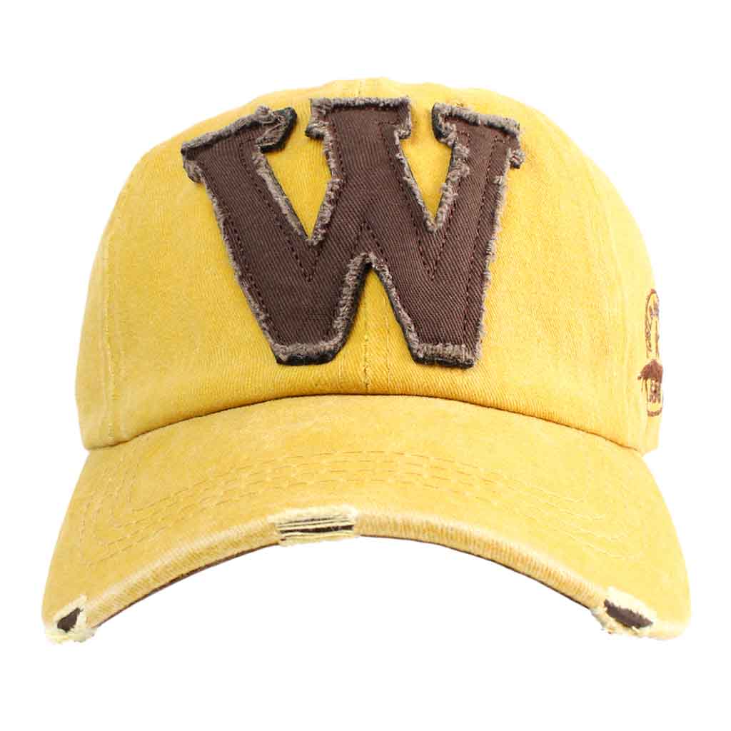 Jockey Hombre Mujer Gorros W Amarillo Marrón