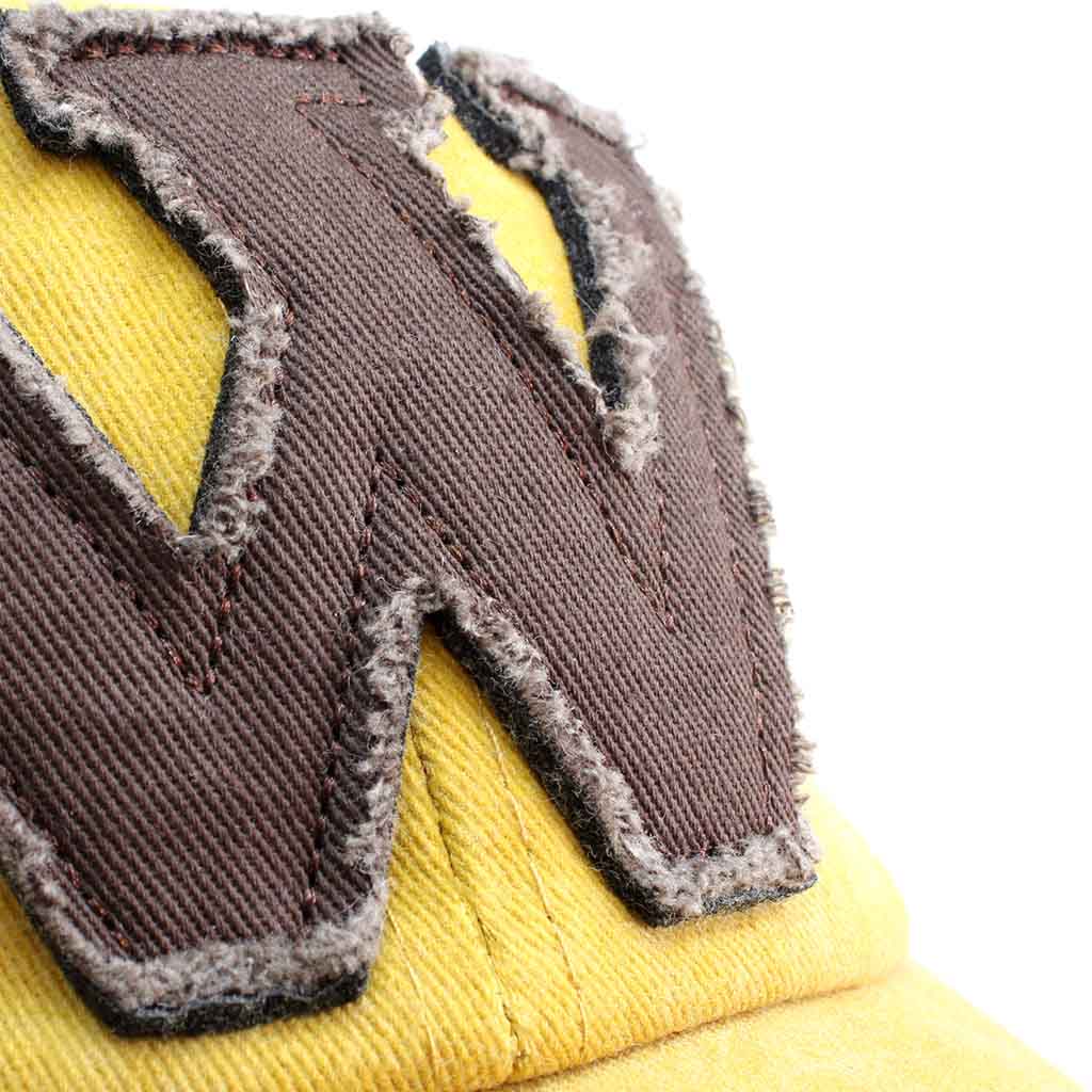 Jockey Hombre Mujer Gorros W Amarillo Marrón