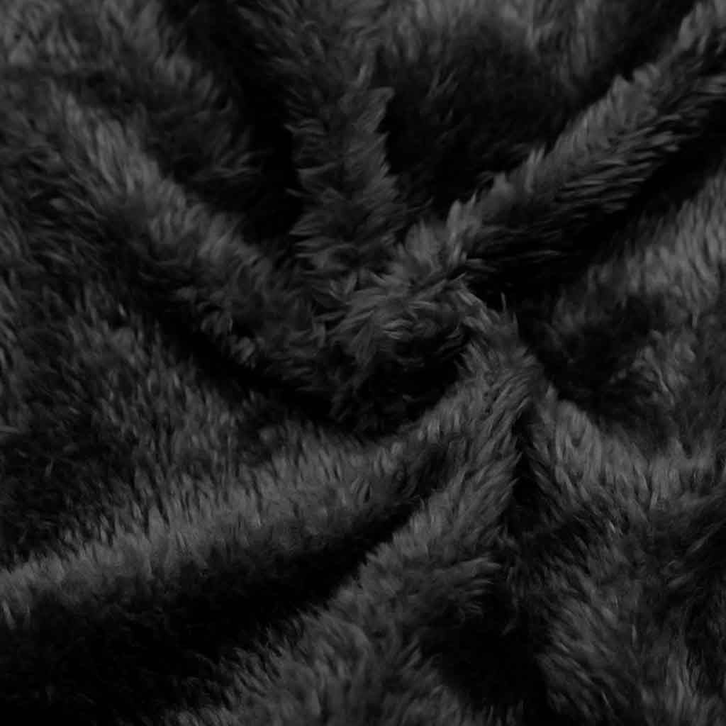 Gorro en tela texturada con Forro Interno de Polar Negro