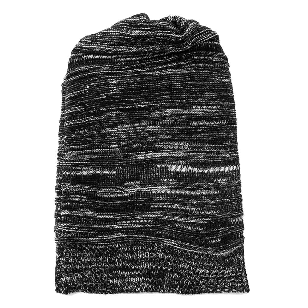 Gorro Modelo Abrigado Blanco y Negro