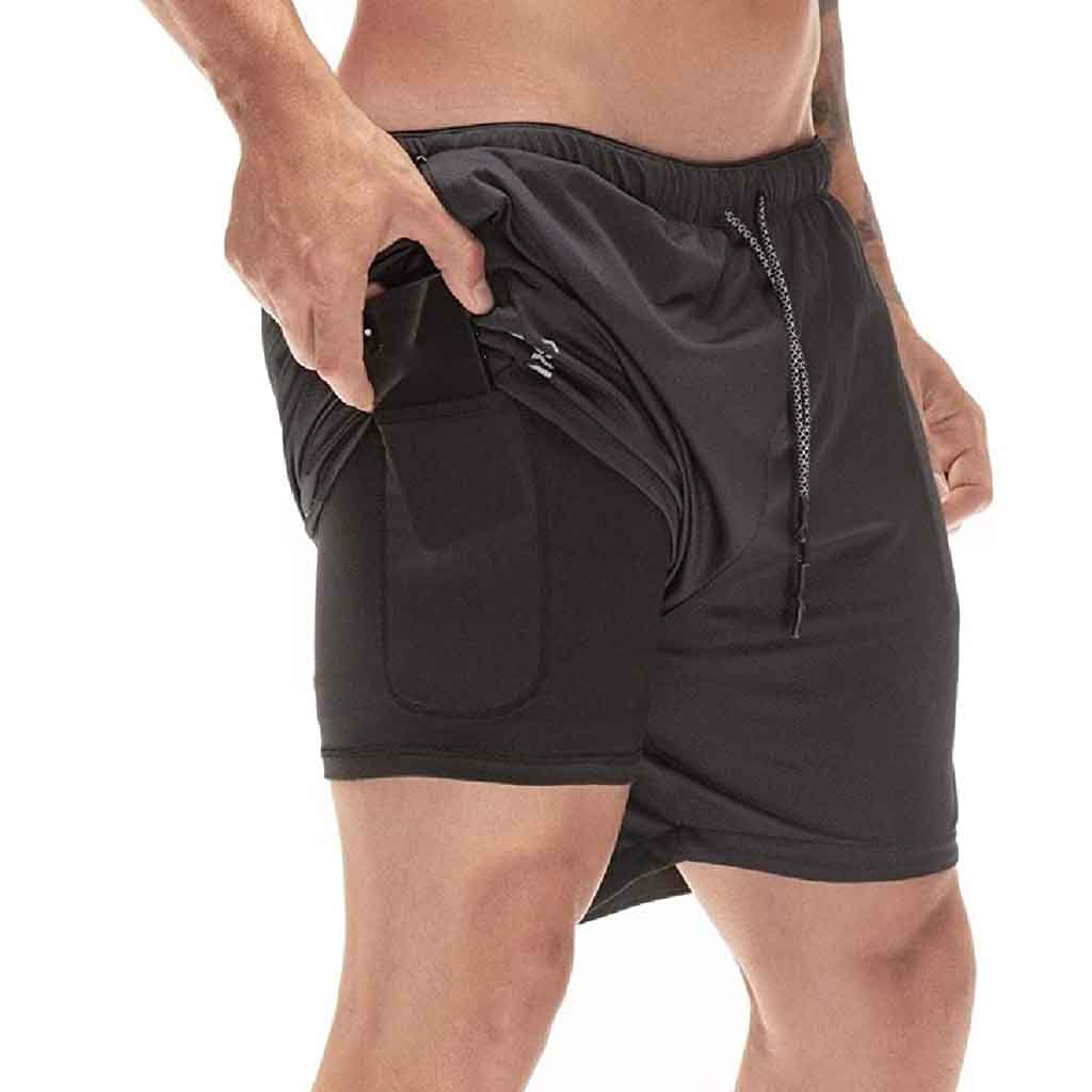 Conjunto Short Bolsillo + Polera Deportiva Cierre