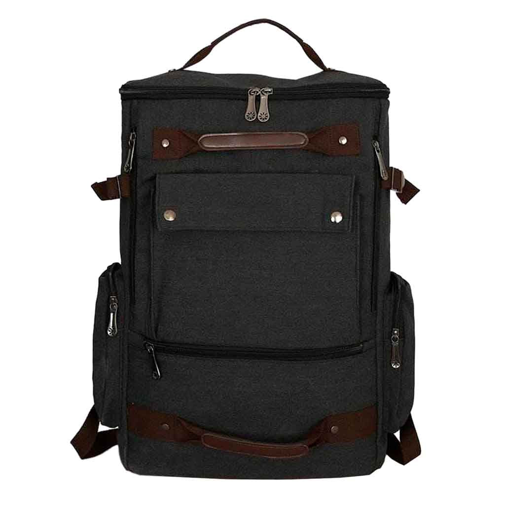 Mochila Bolso Escolar, Viajero Hombre,mujer Negro