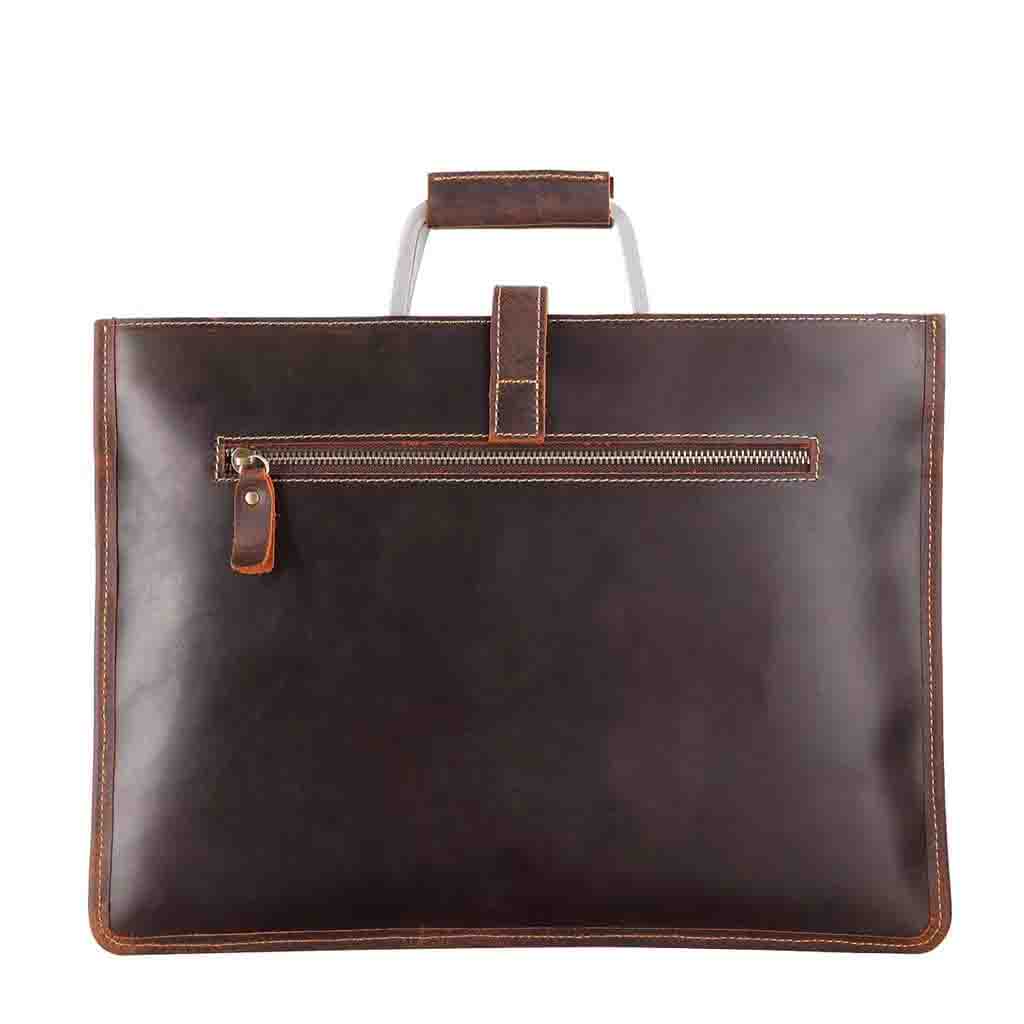 maletín ejecutivo mujer hombre de cuero