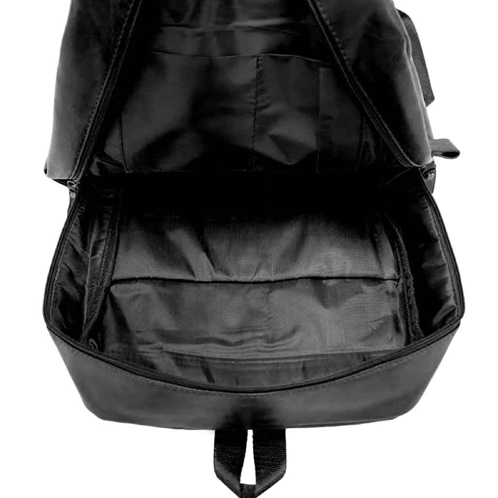 Mochila cuero sintetico notebook de cierre