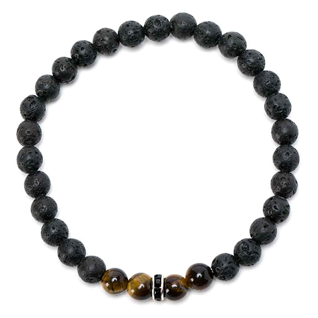 Pulsera De Piedra De Lava Moda2019 Juvenil Hombre Mujer