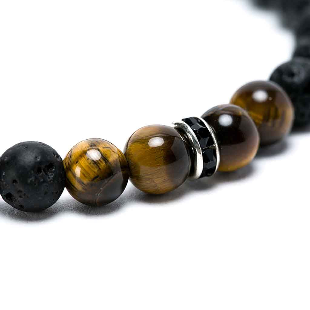 Pulsera De Piedra De Lava Moda2019 Juvenil Hombre Mujer