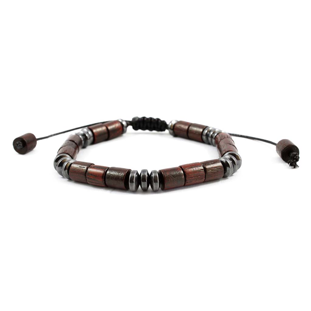 Pulseras Hombre Brazalete Madera Pulseras Piedras Naturales