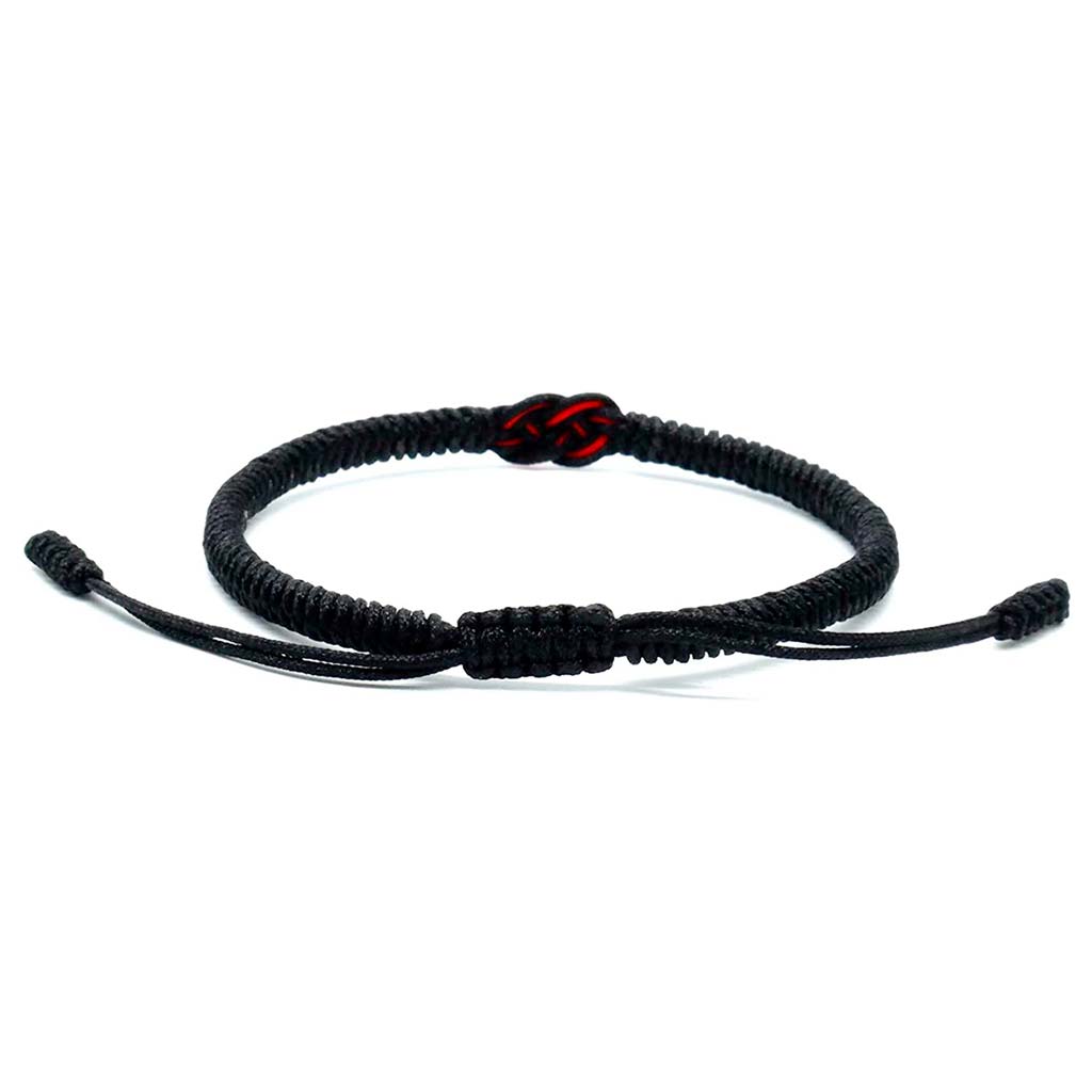 Pulsera Hombre Mujer Pulsera Hilo Rojo Negro Pulseras Pareja