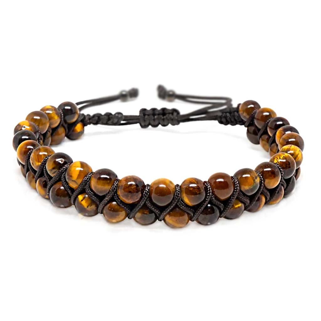 Pulseras de Piedras Naturales Pulsera Ojo de Tigre Brazalete